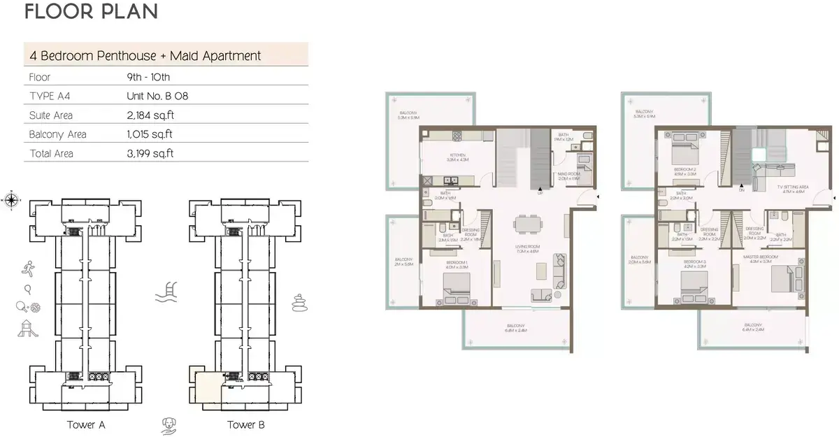 Планировка — квартира, 297 м²