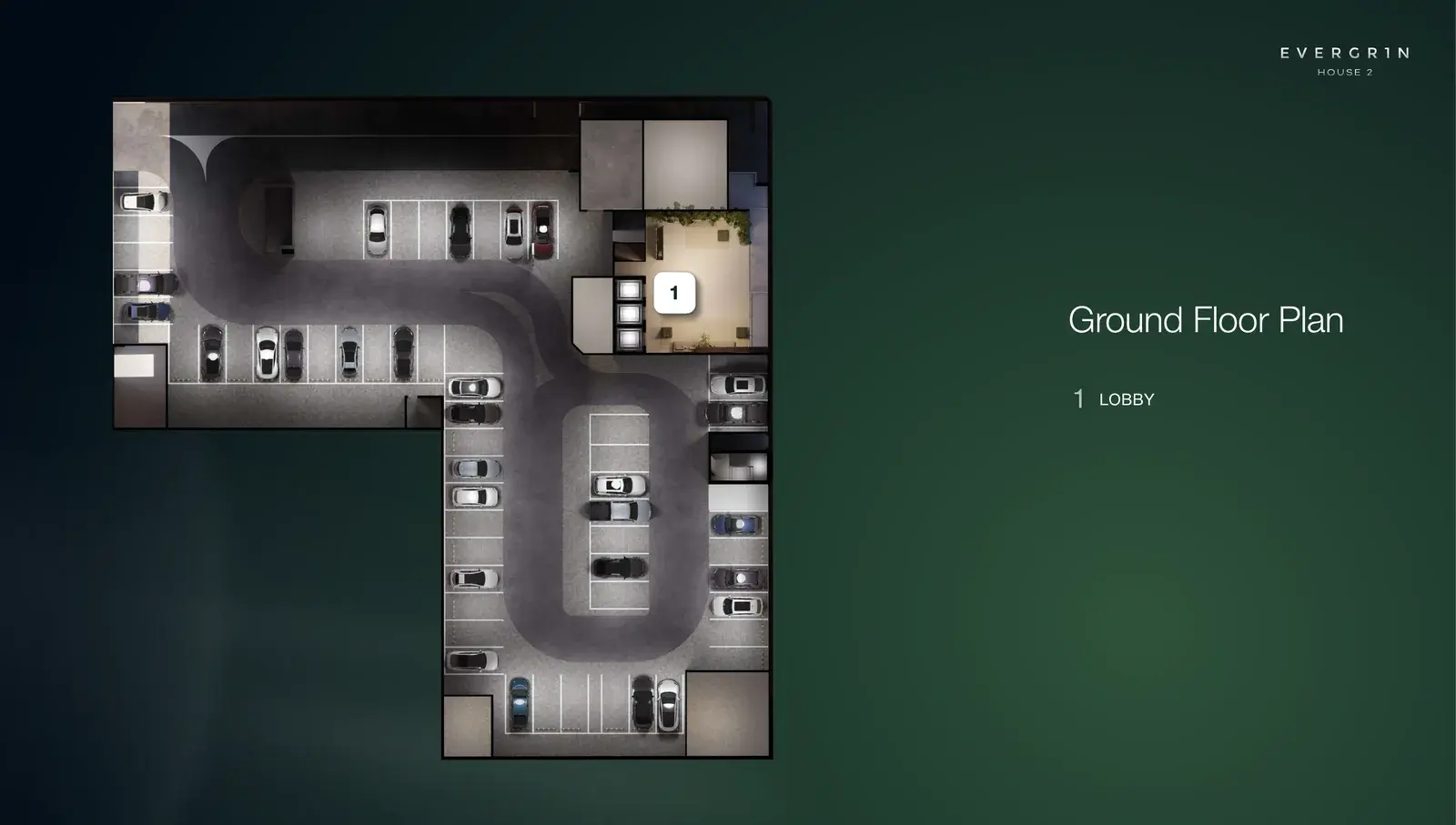 Evergrin House Phase 2 By Object 1 — схема из брошюры застройщика