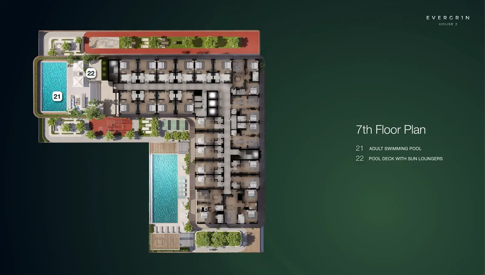 Evergrin House Phase 2 By Object 1 — схема из брошюры застройщика