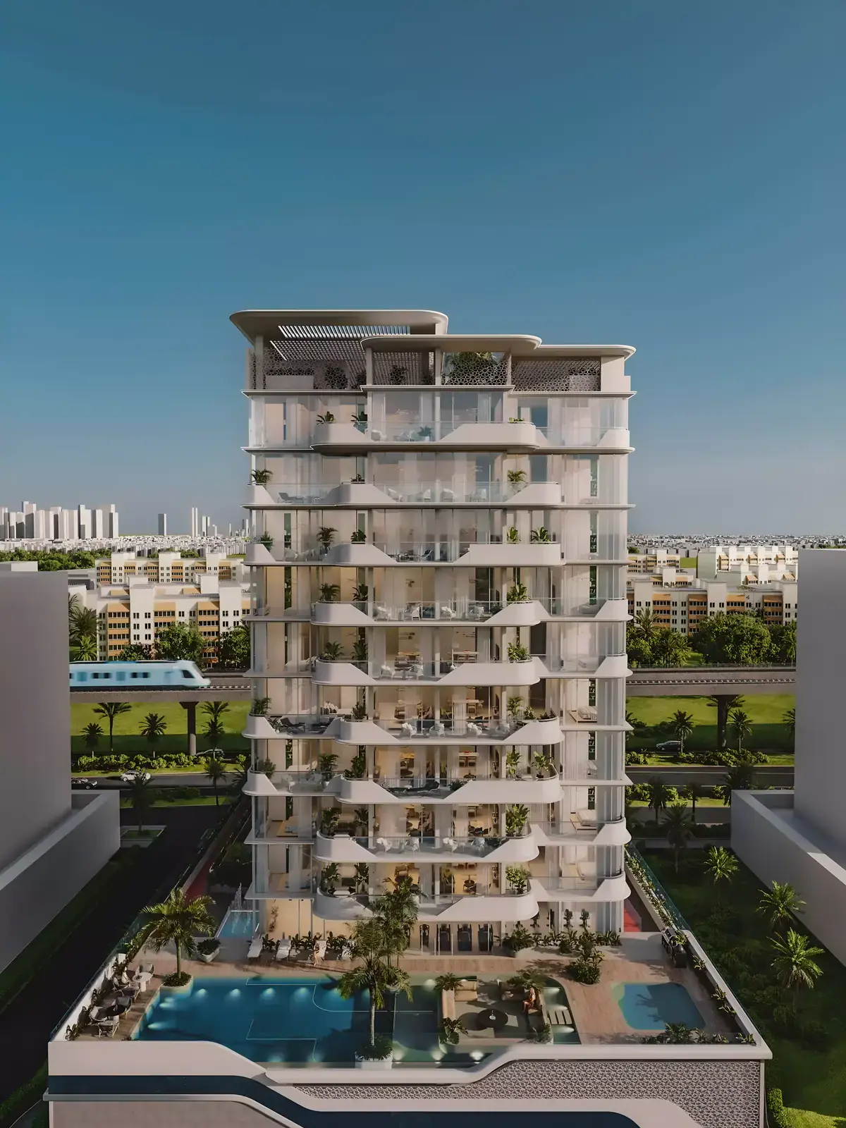 Evora Residences — визуализация