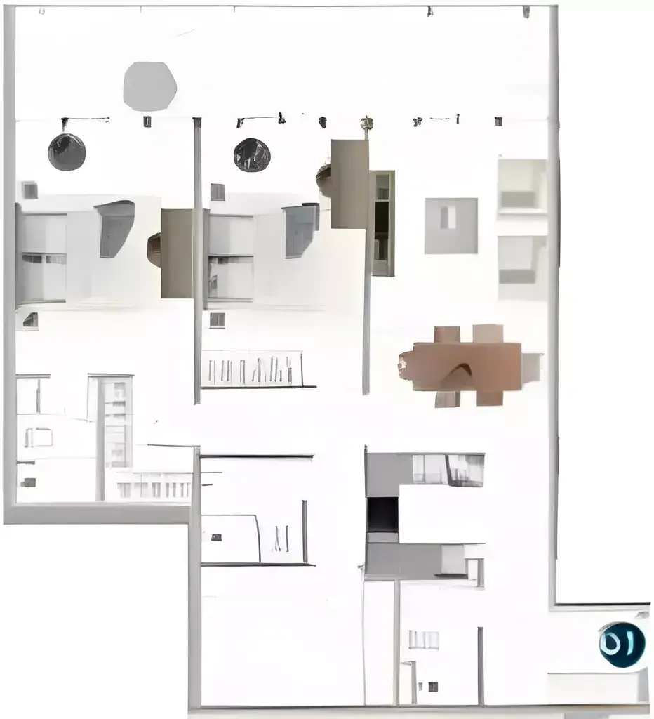 Планировка — Студия, 133 м²