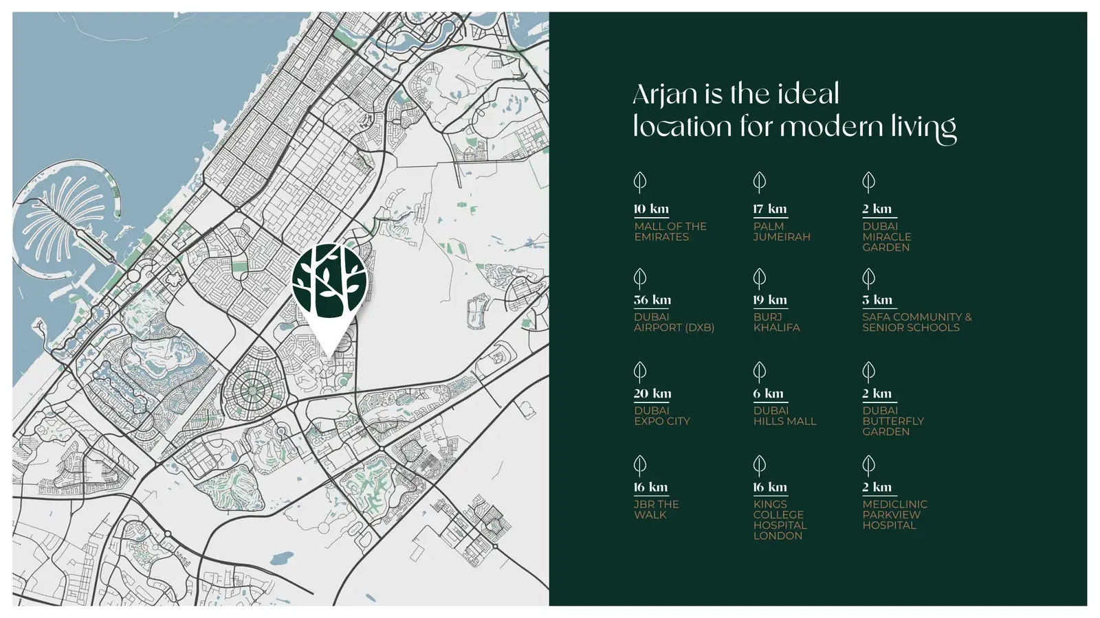 Gardens Phase 2 By Iman — локация и доступность
