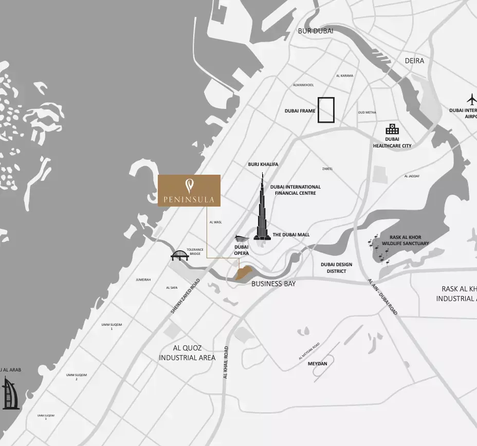 Мастер-план Jumeirah Living Business Bay