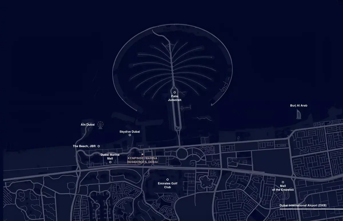 Мастер-план Kempinski Marina Residences