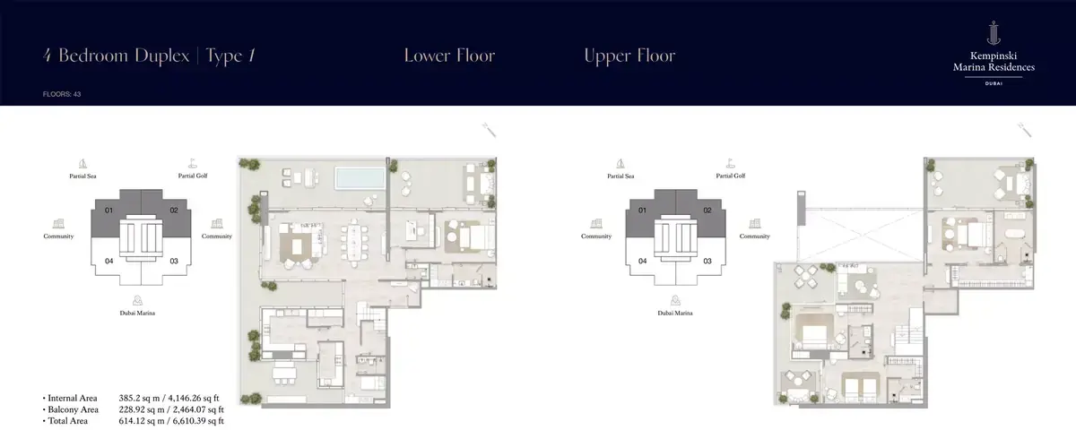 Планировка — квартира, 614 м²