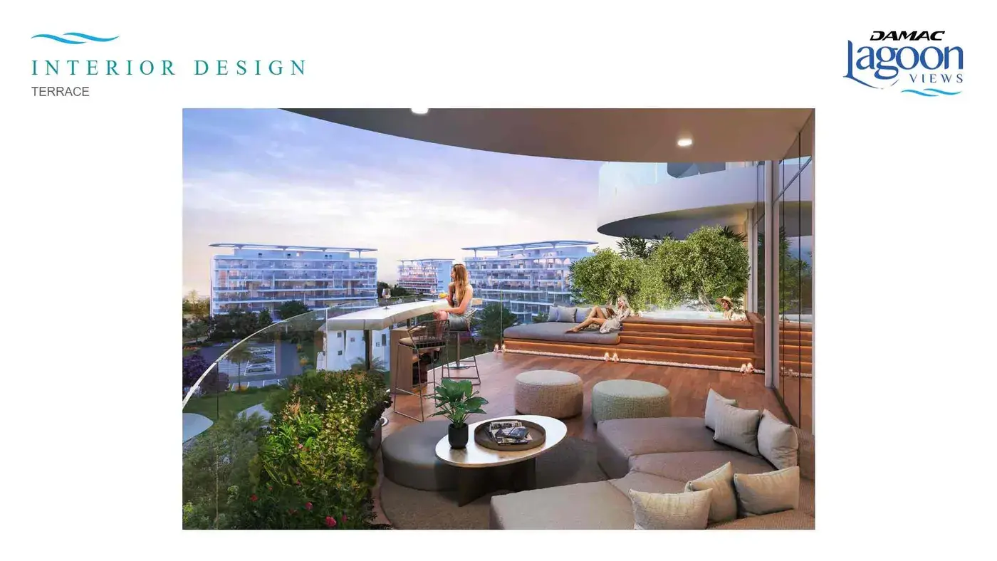 Damac Lagoon Views — визуализация