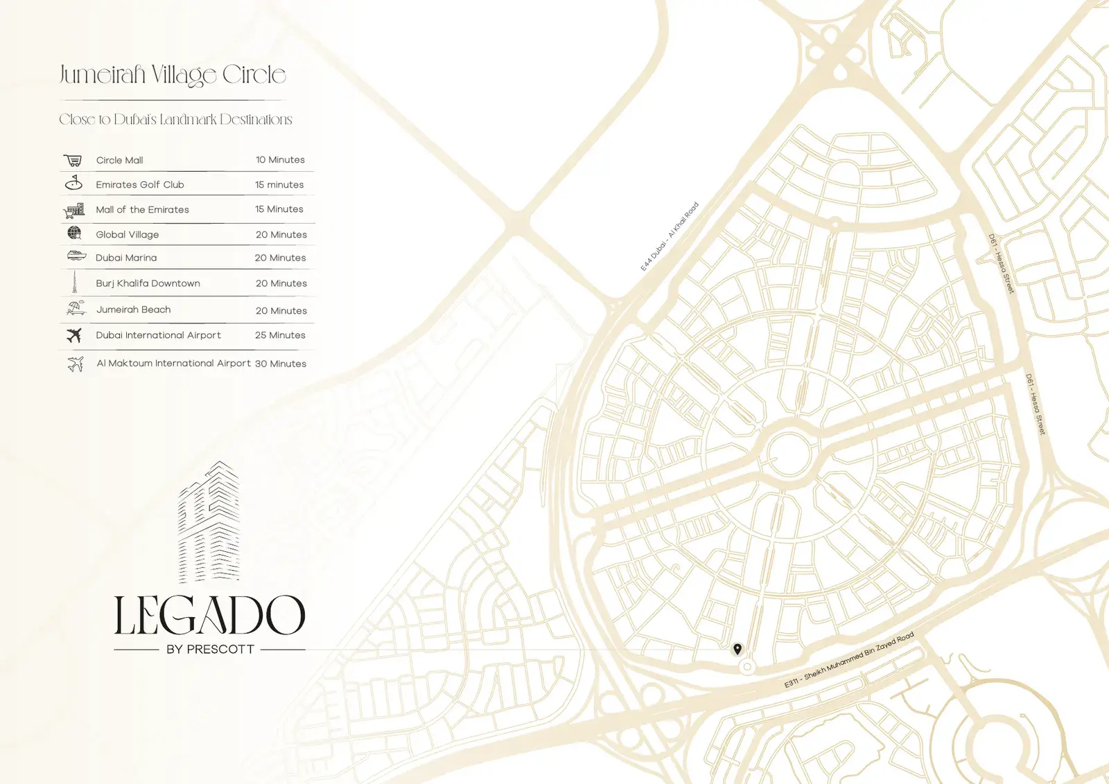 Legado — сколько ехать до точек города