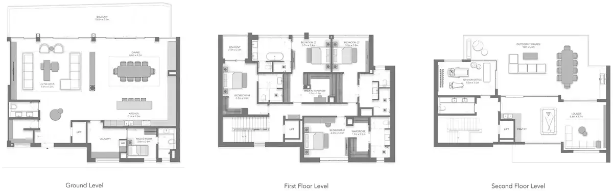 Планировка — квартира, 602 м²
