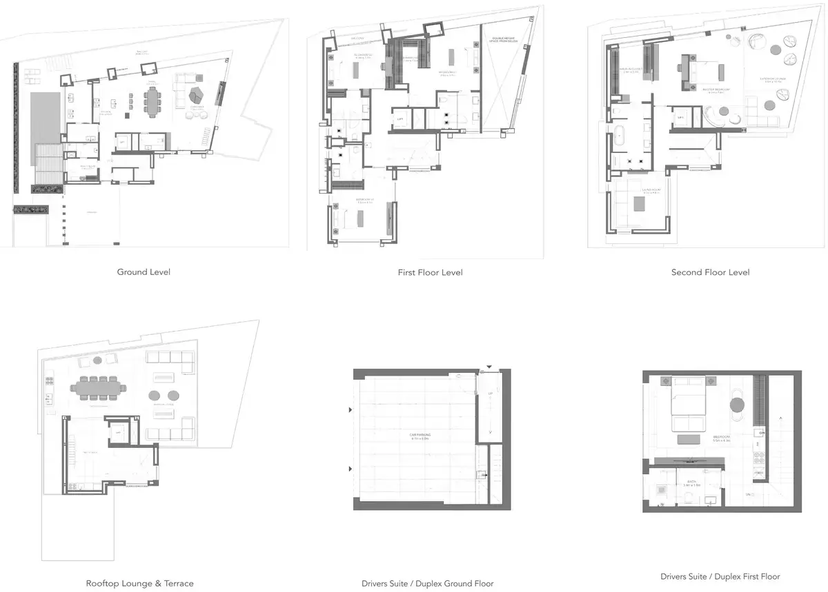 Планировка — квартира, 945 м²