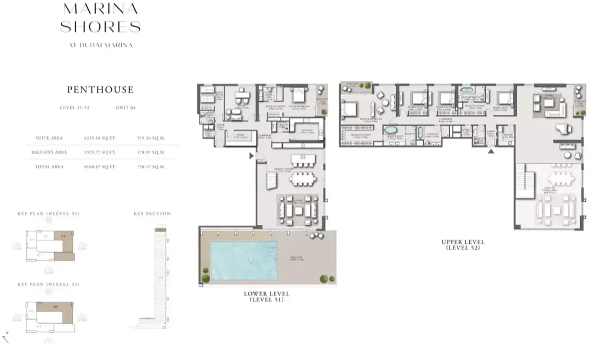 Планировка — квартира, 758 м²