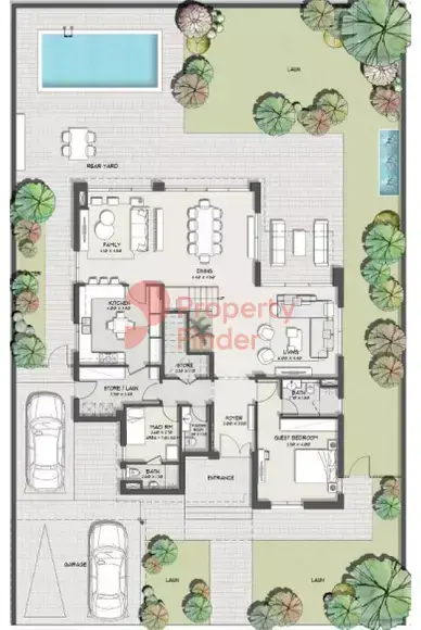 Планировка — квартира, 380 м²