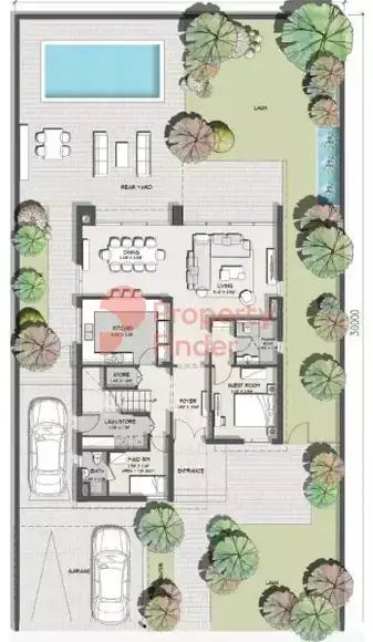 Планировка — квартира, 323 м²