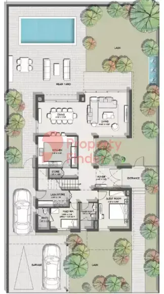Планировка — квартира, 331 м²
