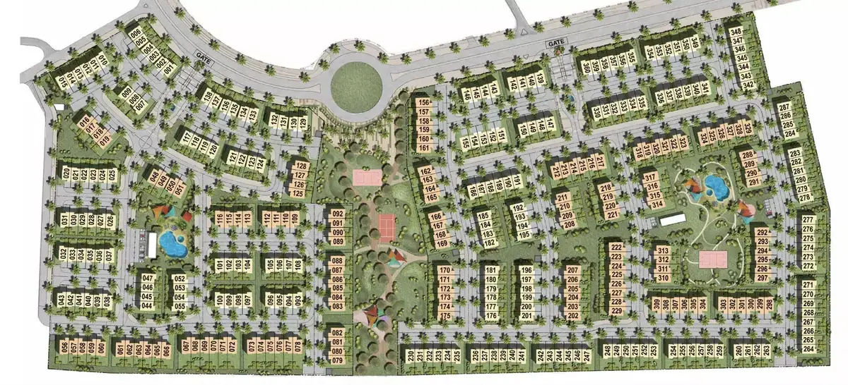 Мастер-план Murooj Al Furjan Phase 2 By Nakheel