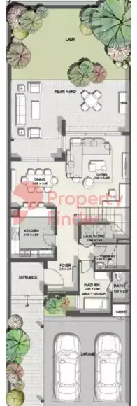 Планировка — 3-спальная, 244 м²