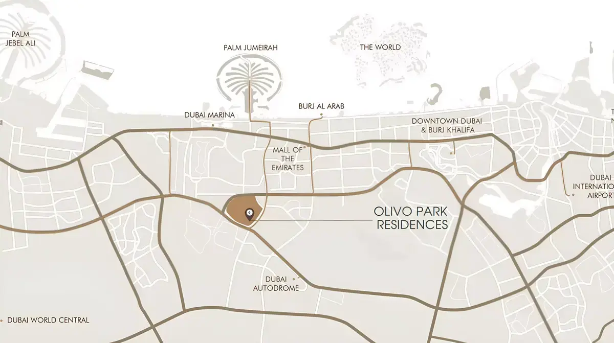Мастер-план Olivo Park Residences