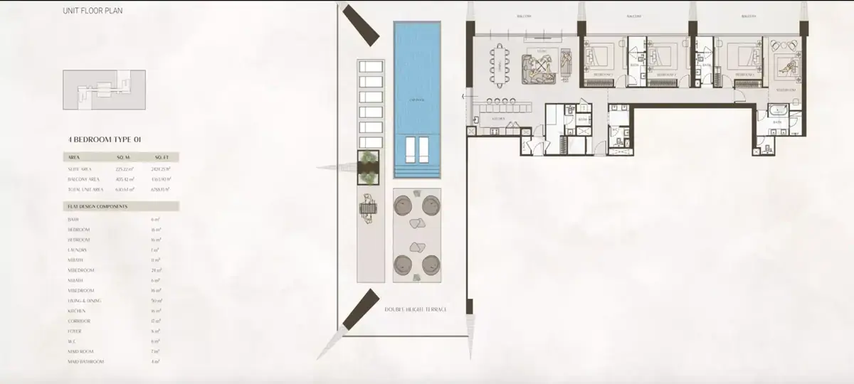Планировка — квартира, 631 м²