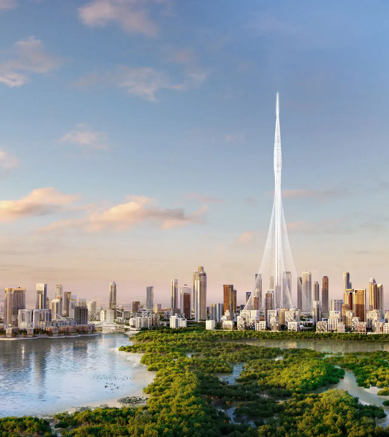Palace Residences - Dubai Creek Harbour — визуализация