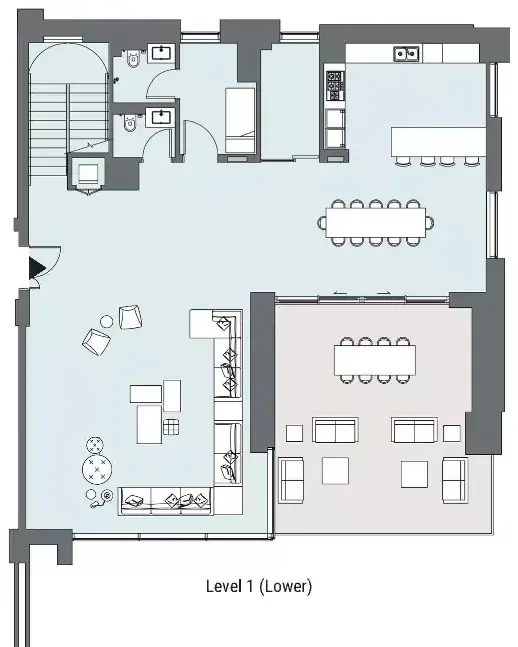 Планировка — квартира, 409 м²