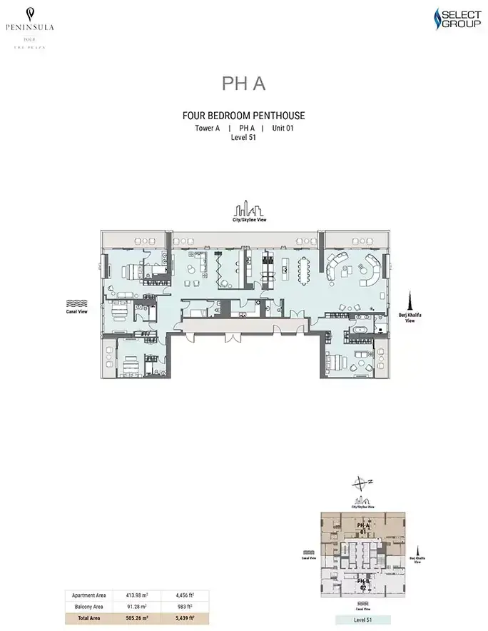 Планировка — квартира, 505 м²