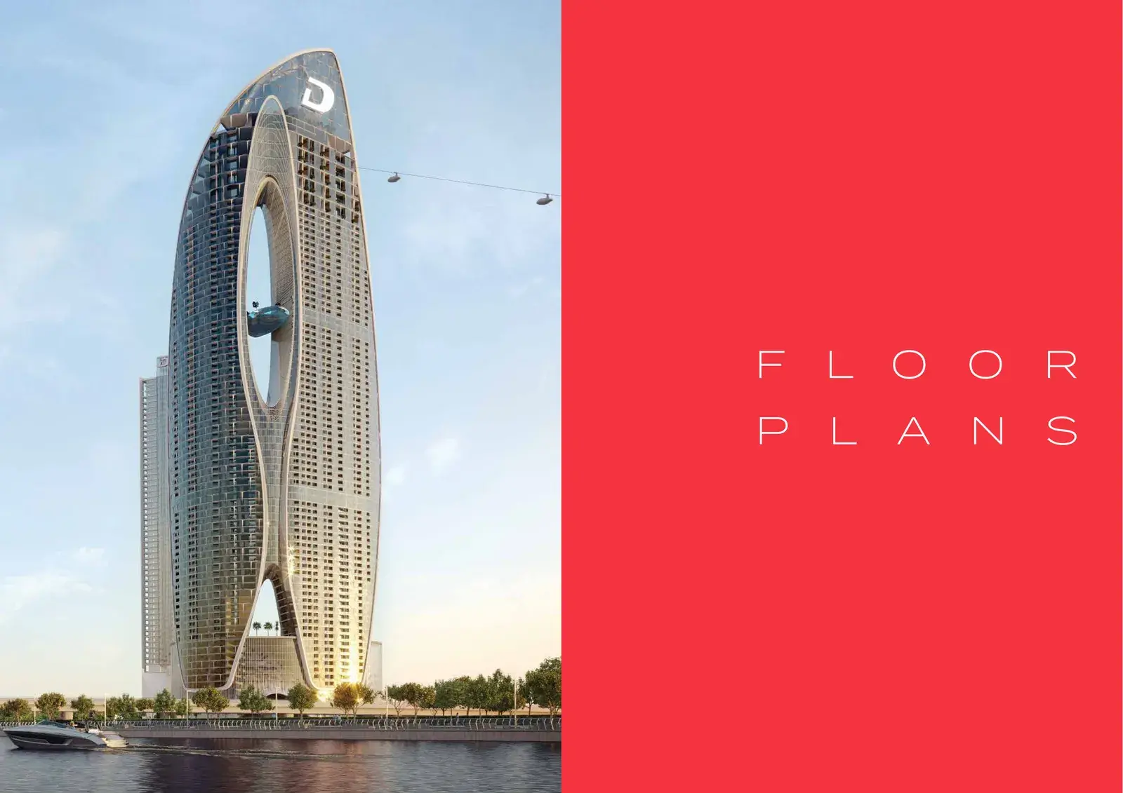 Safa Two Tower B — схема из брошюры застройщика