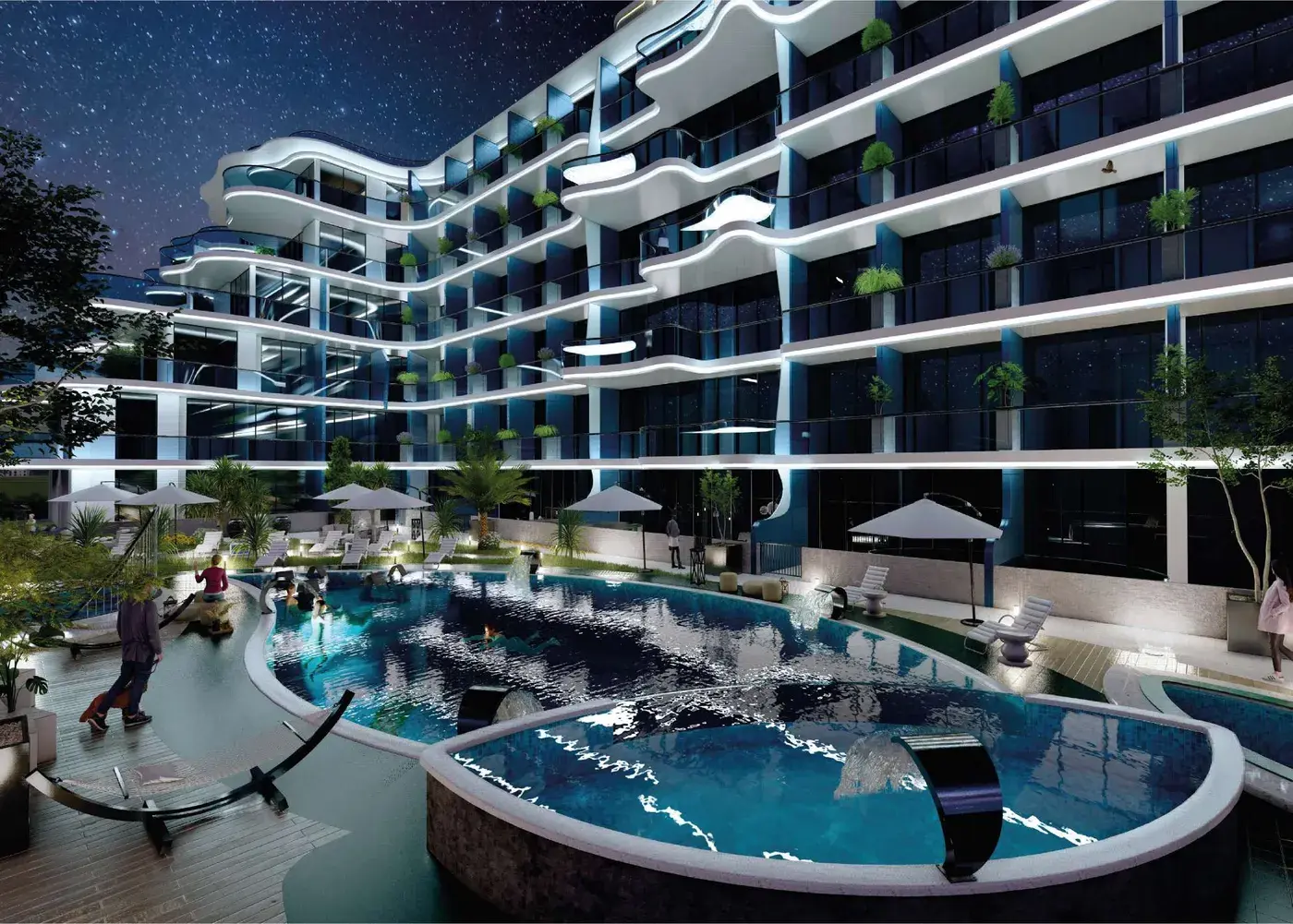 Samana Park Views — визуализация