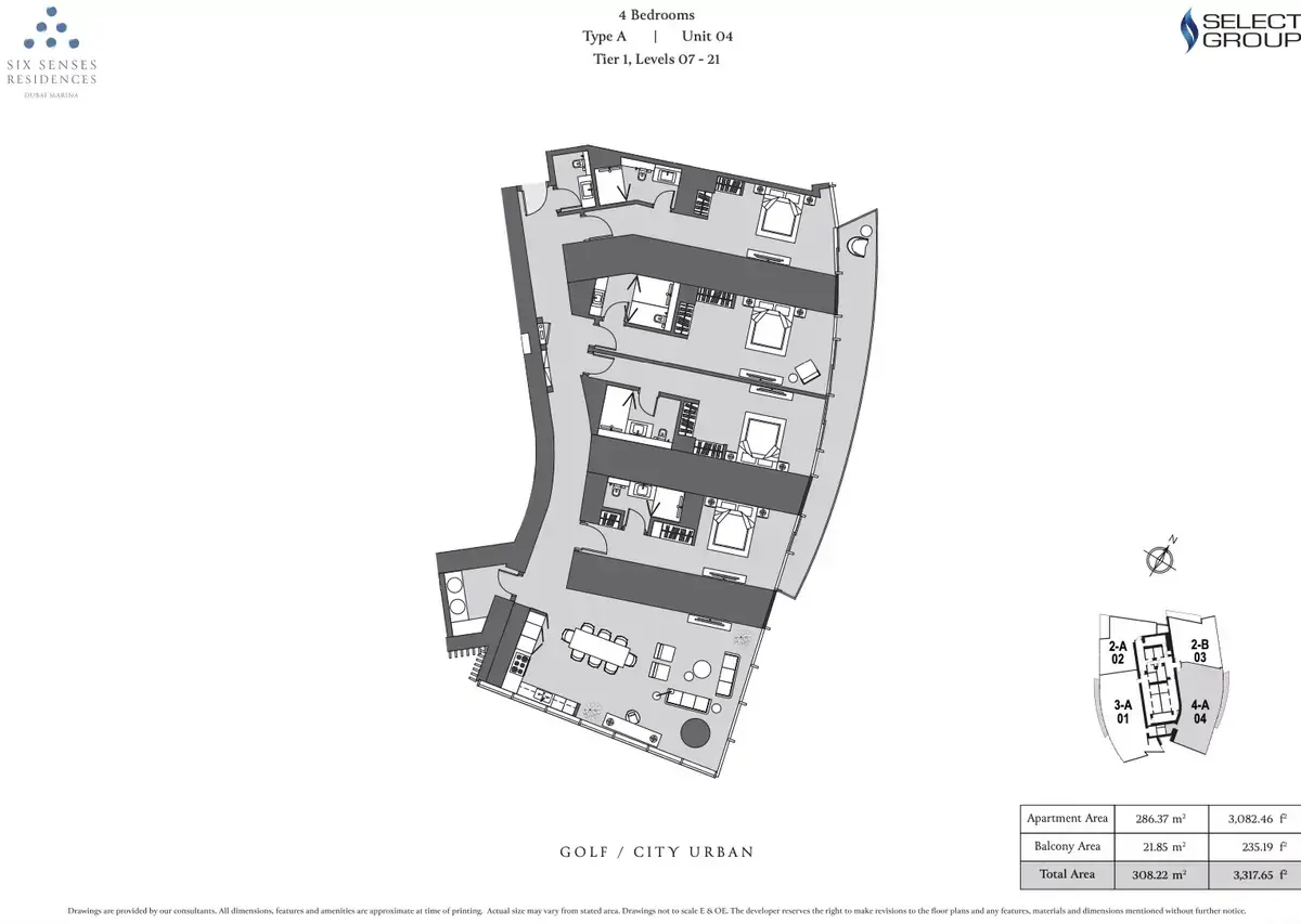 Планировка — квартира, 536 м²