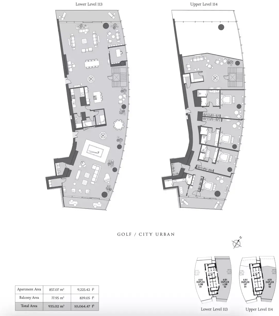 Планировка — квартира, 935 м²
