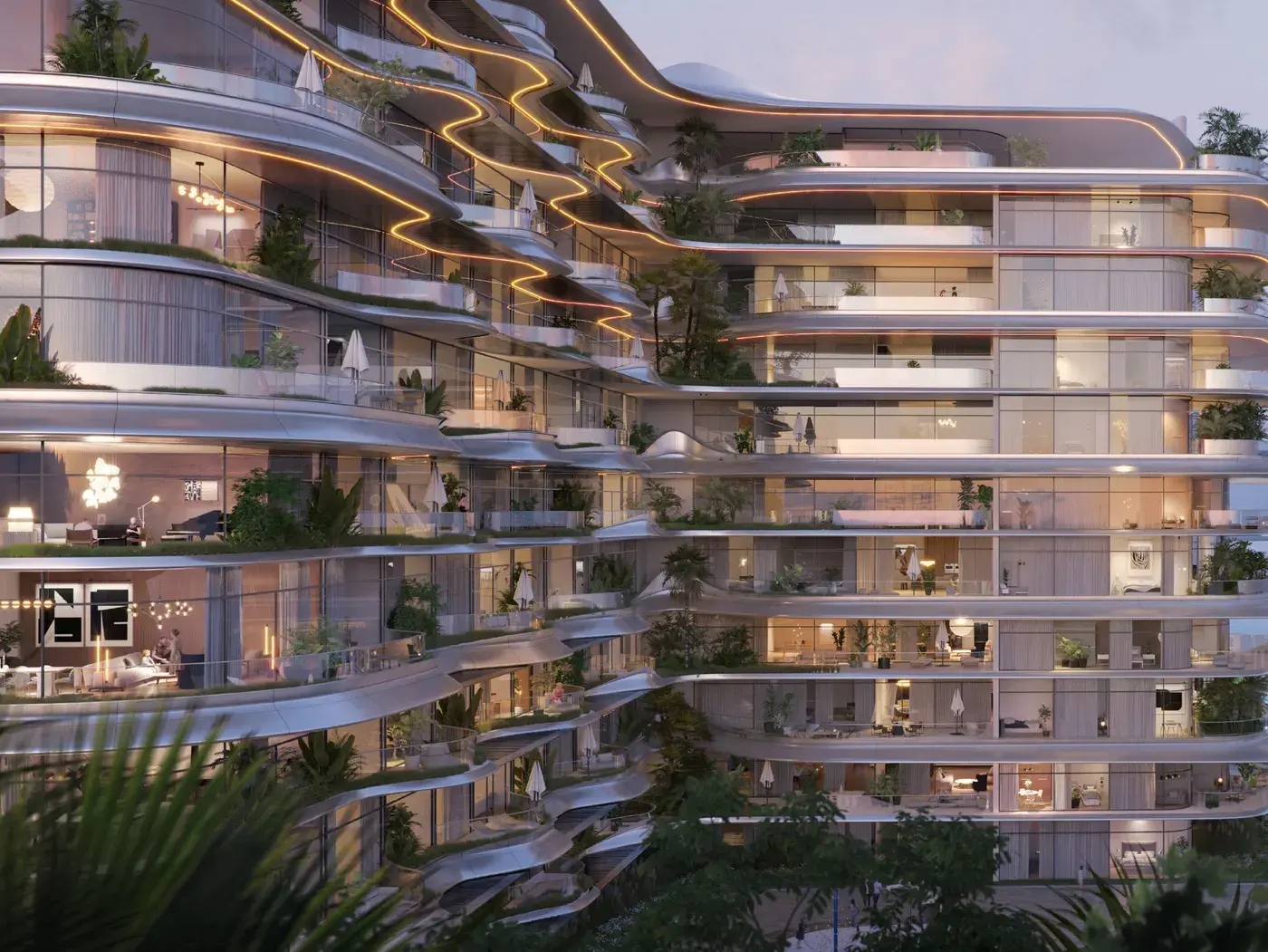 SLS Residences Palm Jumeirah — визуализация