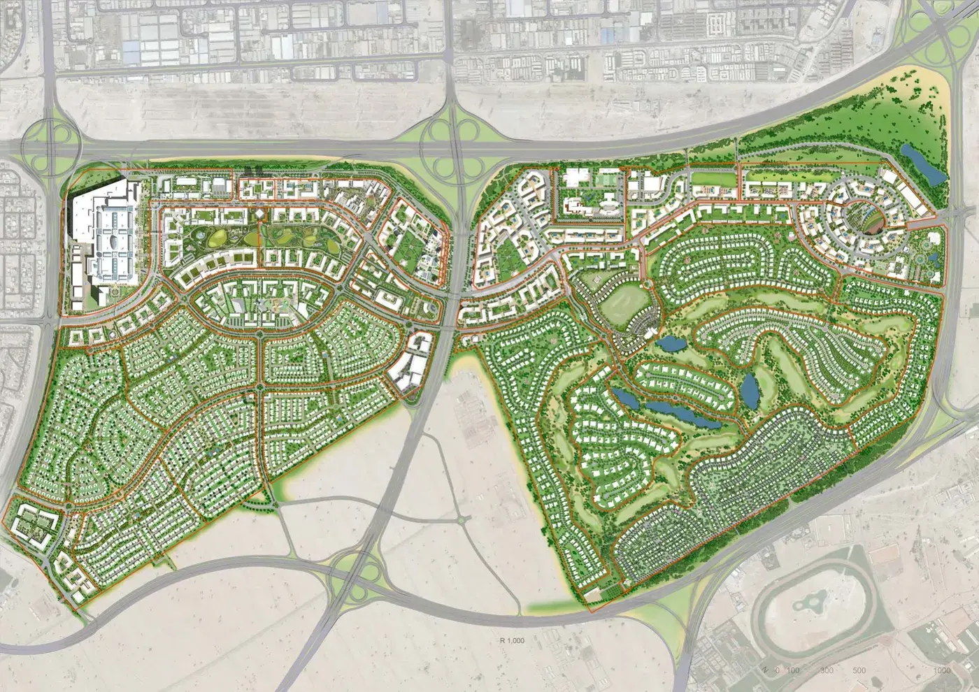 Socio at Dubai Hills Estate — визуализация