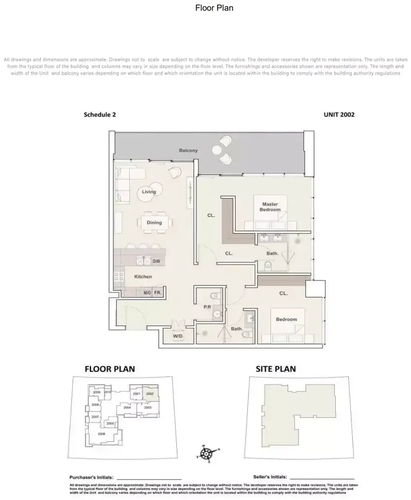 Планировка — 2-спальная, 131 м²