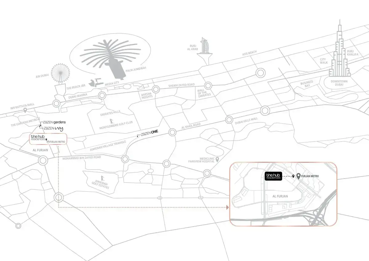 Мастер-план The Hub Residences