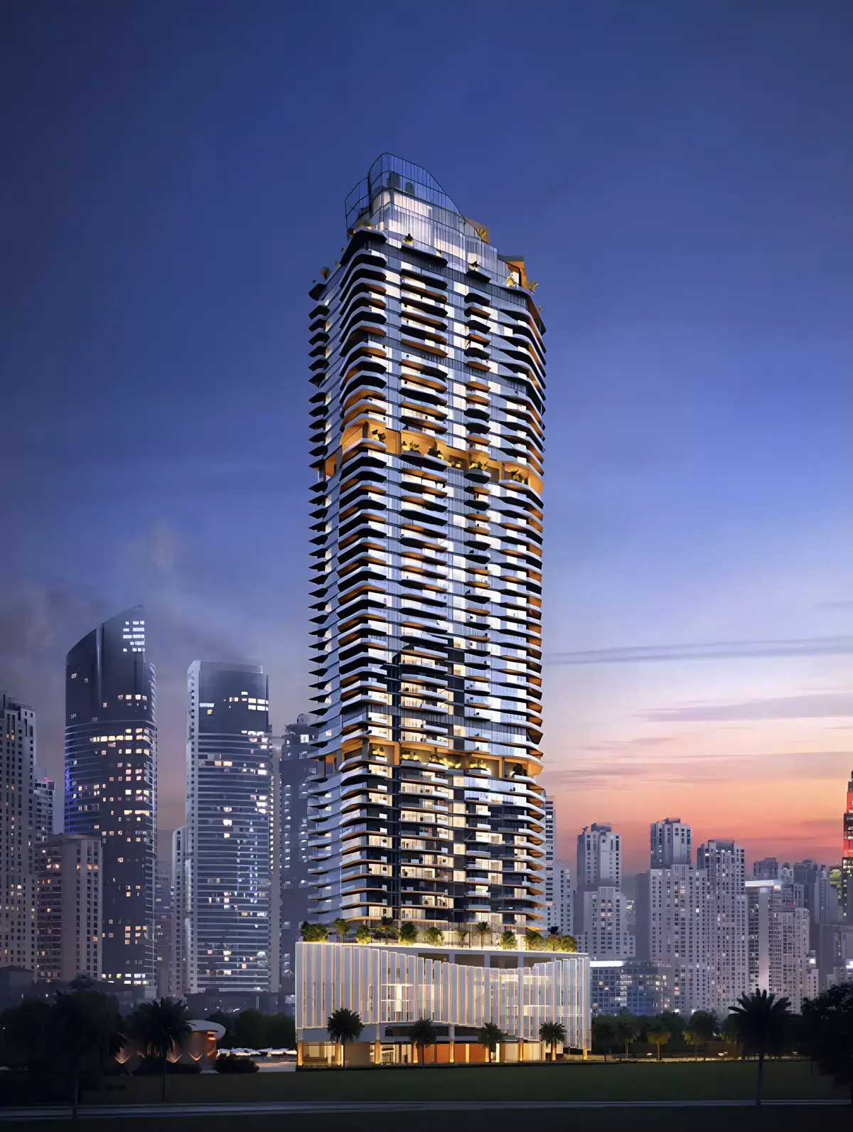 The Residences Al Habtoor Grand — визуализация