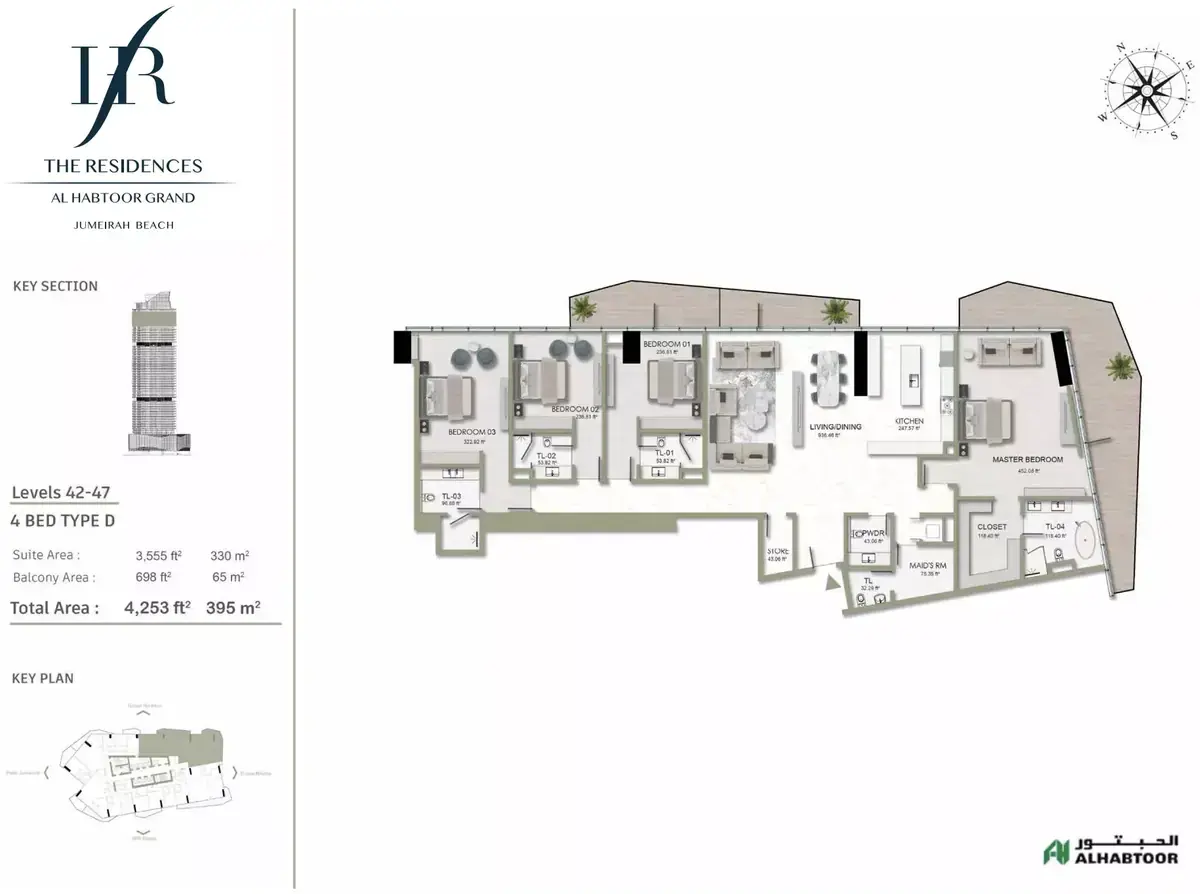 Планировка — квартира, 395 м²
