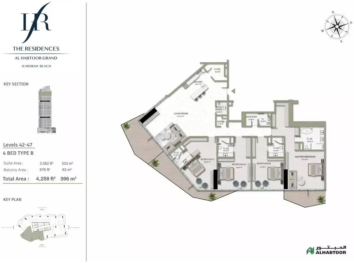 Планировка — квартира, 396 м²