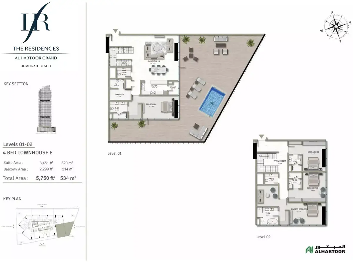 Планировка — квартира, 534 м²