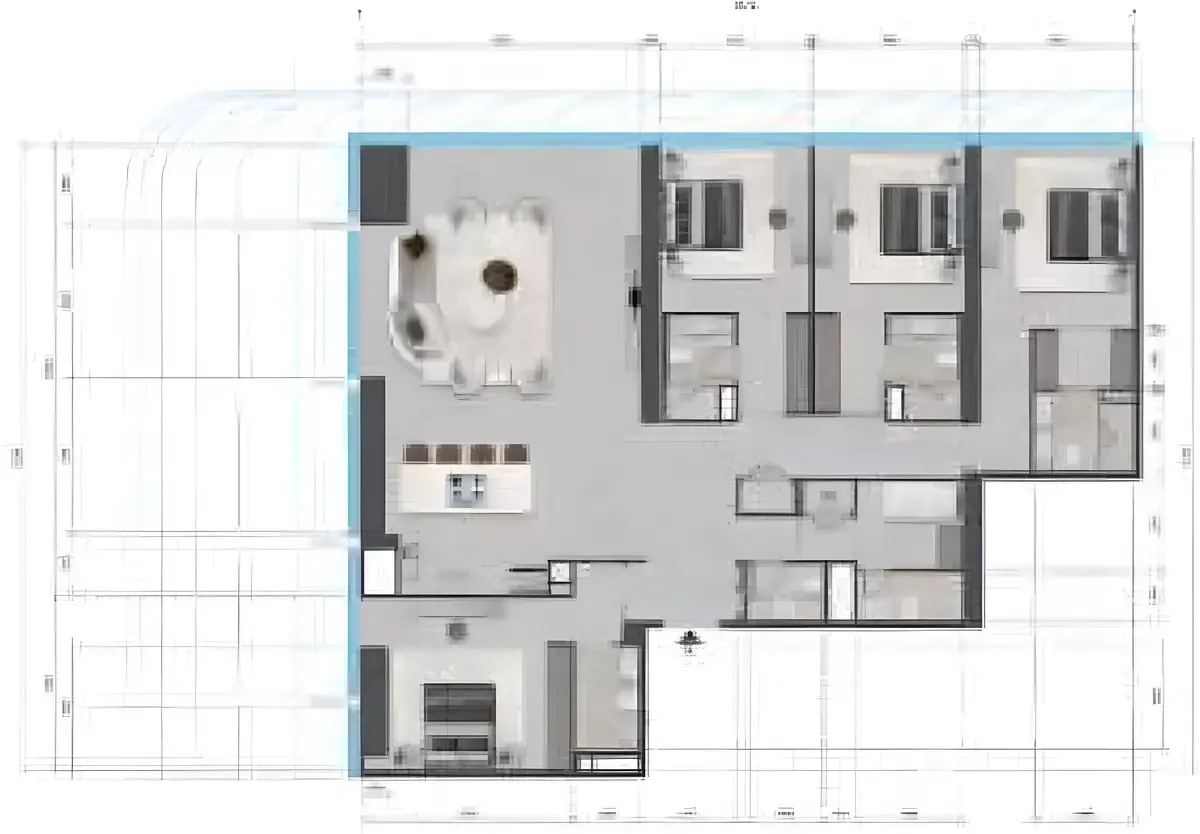 Планировка — квартира, 246 м²