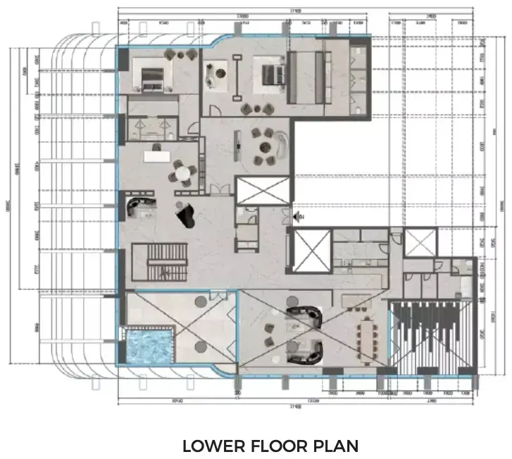Планировка — квартира, 1134 м²