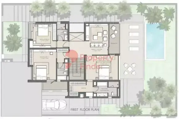 Планировка — квартира, 418 м²