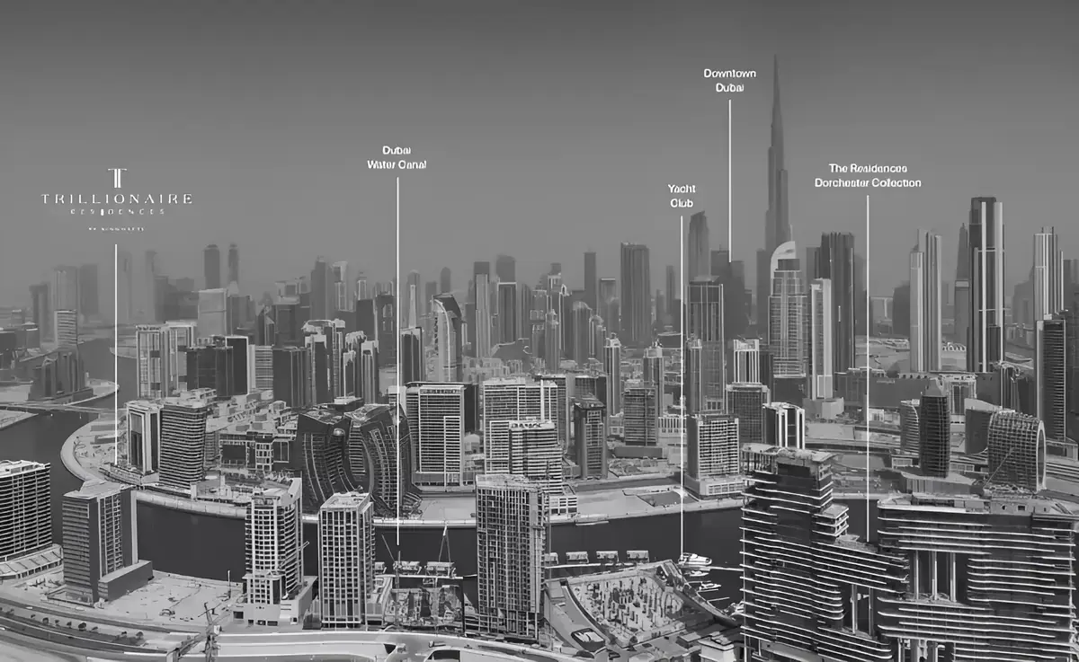 Мастер-план Trillionaire Residences By Binghatti